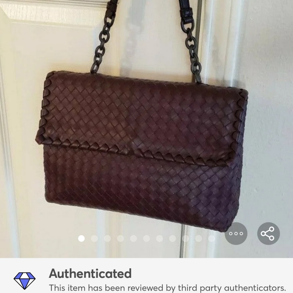 Bottega Veneta Intrecciato Olimpia Shoulder Bag